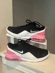 Nike Air Max Motion Sneakers AQ2745-001 Black Pink Size 4Y Girls Gym Shoes - Bild 1 von 11