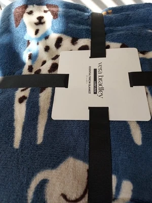 Manta Vera Bradley Dog Park NUEVA CON ETIQUETAS Foto 1 de 4