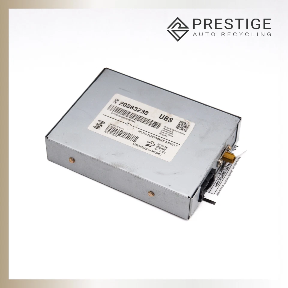 Módulo receptor de rádio via satélite 2009-2012 GMC ACADIA BUICK ENCLAVE 20883238 - Imagem 1 de 4