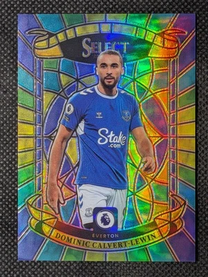 Dominic Calvert-Lewin 2022-23 Panini Select Stained Glass SSP Case Hit Everton - Image 1 of 2