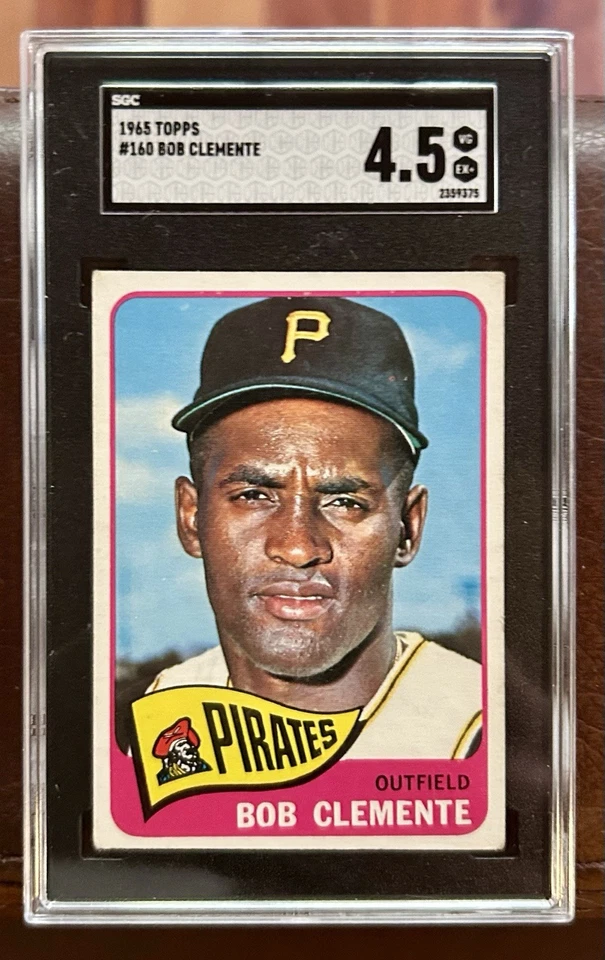 1965 Topps#160 Roberto Clemente SGC VG/EX+ 4.5 *Centered* *Pirates* - Image 1 of 2