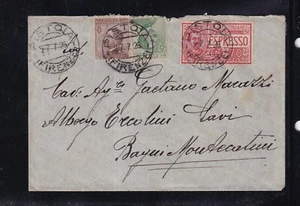 Umschlag Königreich Tarif 1,30 Lire ESPRESSO gemischt Tricolor 1926 WD3988 - Bild 1 von 1