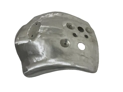 Yamaha XT 500 1977 XT500 Raw Alloy Skid Bash Plate 77-81 TT500 78-81 |Fit For Foto 1 de 4