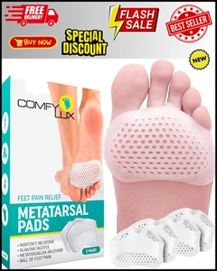Metatarsal Pads for Women - Ball of Foot Cushions, Pain Relief, Unisex NEW NEW . - Picture 1 of 24