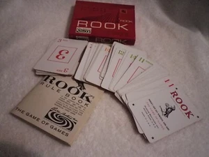 Vintage Rook Card Game Parker Brothers 1959 Red Edition with instruction / rules - Picture 1 of 5