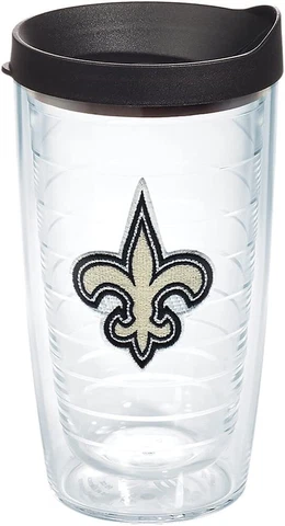 Tervis Double Walled NFL New Orleans Saints Insulated Tumbler Cup 16oz Cover