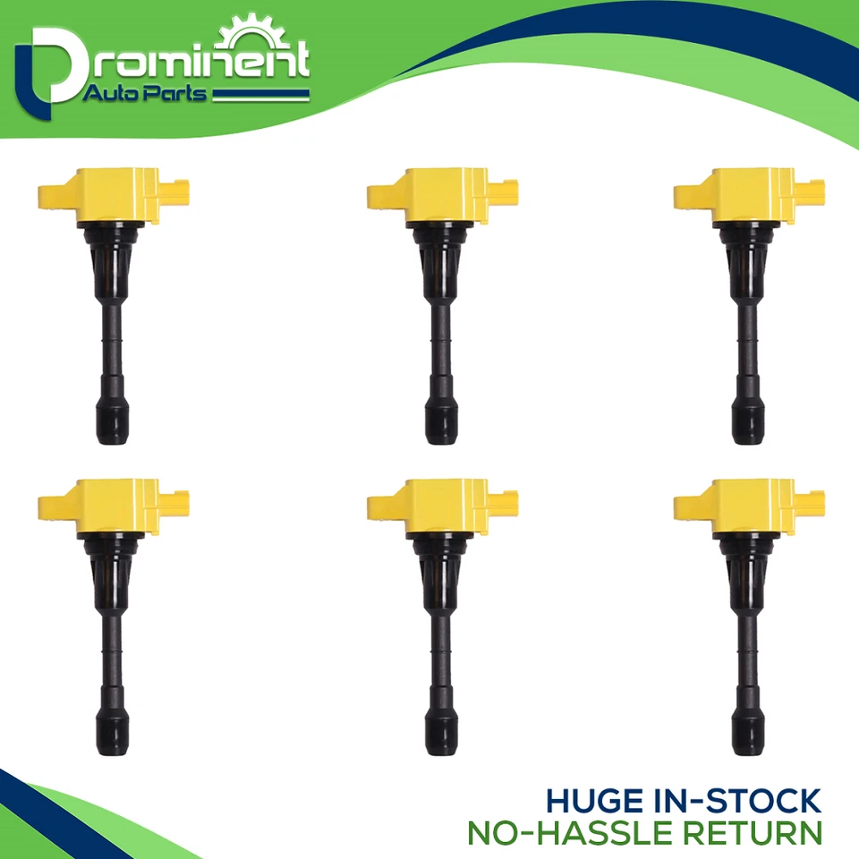 6 pcs Heavy Duty Ignition Coil for 2009-2020 Nissan Murano 3.5L V6 UF550 - Image 1 of 1