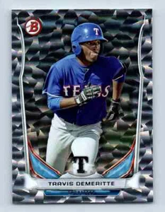 2014 Bowman Draft Picks & Prospects Top Travis Demeritte Silver Ice Texas - Picture 1 of 2