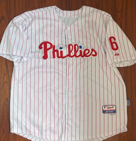 Majestic MLB Philadelphia Phillies Jersey size 56 Howard white Size 2XL Cover