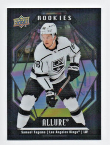 2022-23 Upper Deck Allure Rookies Black Rainbow Samuel Fagemo Kings B-669