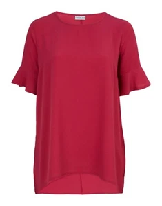 Damen Chiffon T-Shirt Shirt Bluse Tunika 3/4 Ärmel Gr. 54 A5 - Picture 1 of 1