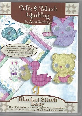 Anita Goodesign Mix & Match Quilting - Blanket Stitch Baby (CD-ROM) - Image 1 of 2