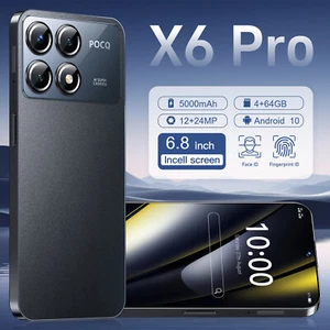 Smartphone X6 Pro Android 6.8'' Desbloqueado 4+64GB 5000mAh 12+24MP Doble SIM - Imagen 1 de 20