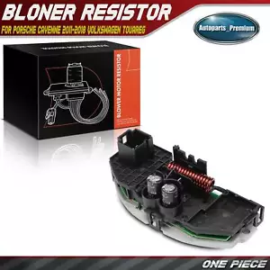 A/C Heater Blower Motor Resistor for VW Touareg 2011-2018 Porsche Cayenne Front - Picture 1 of 8