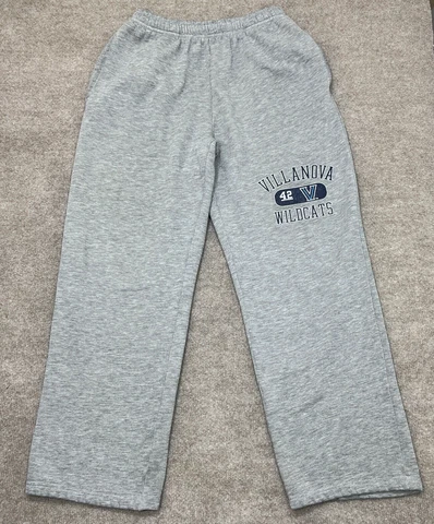 Villanova Wildcats Sweatpants JanSport Mens Small Gray Pockets Drawstring Adult Cover