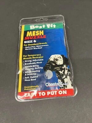 Bozal de malla Coastal Pet Best Fit para perro - talla 6 Foto 1 de 3