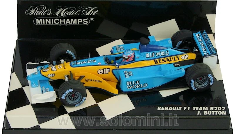 2002 Renault R202 #15 Jenson Button [1:43 MINICHAMPS 400 020015] - Immagine 1 di 2