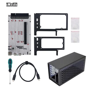 TH3P4G3 Mini External GPU Dock + ATX Power Supply Case for Laptop Thunderbolt - Afbeelding 1 van 7