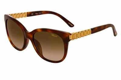Gafas de sol Chopard para mujer SCH164S 752 Havana marrón lentes degradadas 53 mm Foto 1 de 3