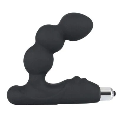 Vibratore per prostata dilso a sfere vibrante anale stimola perineo in silicone - Bild 1 von 4