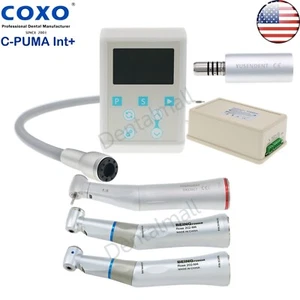 US COXO Dental Electric LED Micro Motor INT+ 1:5 1:1 Fiber optic Contra Angles - Picture 1 of 91
