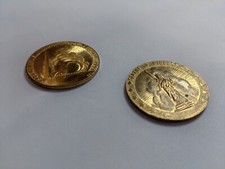 2 Vintage Coins New York World's Fair 1939 Souvenir Statue Of Liberty