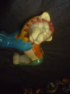 León de cerámica Raku vintage - nuevo sin etiquetas - Imagen 1 de 5