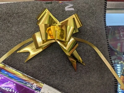 Metallic Pull Bows 100 Pcs - Image 1 of 4