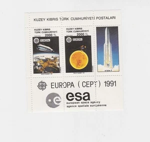 turkey -cyprus 1990 rocket.EUROPA s/s MNH q1481 - Picture 1 of 1