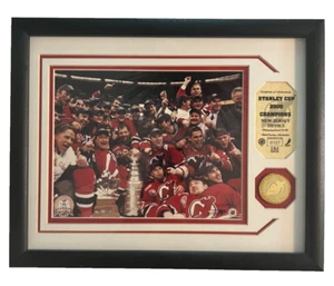 NJ New Jersey Devils 2000 Stanley Cup Champions Plaque LIMITED EDITION - Picture 1 of 10