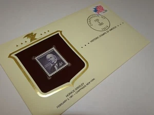 Horace Greeley Briefmarke 3. Februar 1961 UNGESTEMPELT New York Tribune Republican Par - Bild 1 von 5