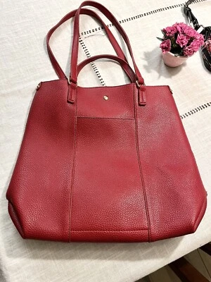 Bolso de Mano de Cuero Rojo Montana West Calidad Cuero Foto 1 de 4