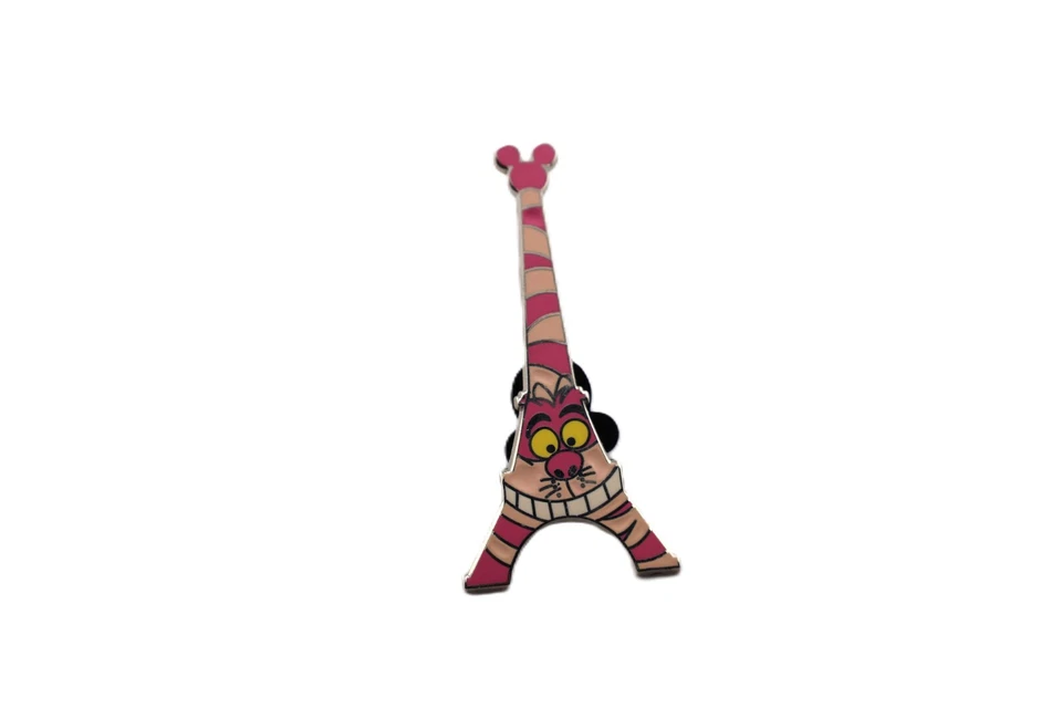 Disney Cheshire Cat Eiffel Tower Alice in Wonderland-Disneyland Paris Pin - Image 1 of 1