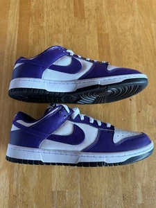 NIB Nike Dunk Low Retro Purple White Black Shoes FN0569-900 Men's 10 - Picture 1 of 5