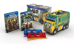Turtle Collectible Lunchbox TMNT/Out of the Shadows Blu-ray/DVD, 4-Disc Set NEW - Picture 1 of 2
