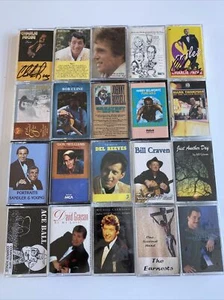 Cassette Tape Lot (16) Country Music Charlie Prose Signed Bill Craven Bob Cline - Picture 1 of 8