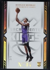 Keegan Murray 2022-23 Panini Noir Icon Edition Gold 2/5 Rookie RC #195 Kings SSP