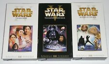 VHS Box Set - Star Wars Trilogy (Used, 2000, slip cover torn, box damage)