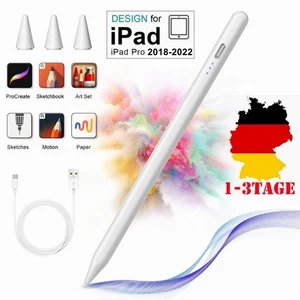 Active Stylus Pen Stift Pencil für Apple iPad 2025 2021 2020 2019 2018 Zeichnung - Bild 1 von 12