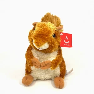 Aurora Nutsie Brown Squirrel Plush with Tags - 6" 30531 - Foto 1 di 7