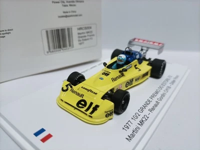 Spark 1:43 Renault Racing Martini MK22 Renault Gordini F2 1977 Car Model  - Image 1 of 4