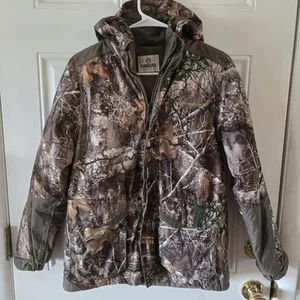 Magellan Outdoors Camo Coat Size Large Winter Hunting Puffer Jacket Real Tree - Picture 1 of 9