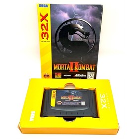 Mortal Kombat II Sega Genesis 32X Midway Acclaim T-8101B Game Boxed