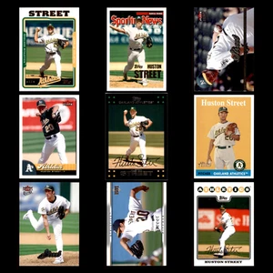 Huston Street Lot 9 Different Baseball Cards 2005-2008 Oakland A's Only! MLB - Picture 1 of 11