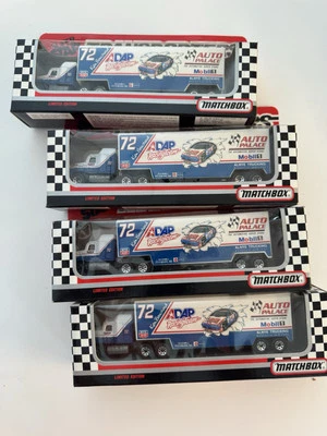 Matchbox KEN BOUCHARD ADAP AUTOPALACE  1992 MackCab  Transporter  - Lot of 4 - Image 1 of 2