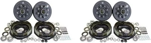 2-Pack 7,000 Lbs. Trailer Axle Electric Brake Kit - Imagen 1 de 5