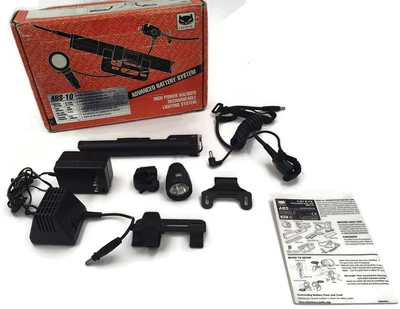 Cateye High Power Halogen Rechargeable Bicycle Lighting System Abs-10/ul - Image 1 of 4