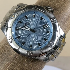 Fossil blau Herren AM-3856 Mode Datum silberfarben Quarz Analog 41mm Uhr 6 1/2" - Bild 1 von 12
