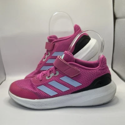 Adidas RunFalcon 3.0 Niños Grandes Talla 4 Rosa Elástico Encaje Tenis para Correr HP5874 Foto 1 de 4