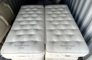 Vi Spring 6’ Super King SHETLAND SUPERB Zip & Link Mattress Sprung RRP 13K - Picture 1 of 15
